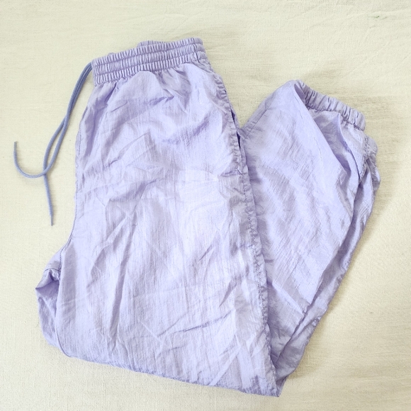 Pants - Vintage lavender windbreaker pants petite medium